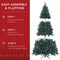 Best Choice Products Artificial Christmas Tree, Premium Unlit Spruce Design, Dense Branches – Blue Spruce